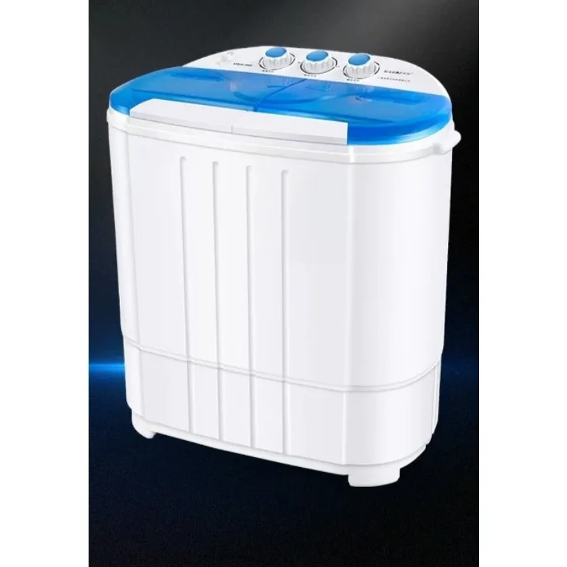 Semi-Automatic Twin Tub Washing Machine  Mini Washer Dryer for Baby Clothes Home