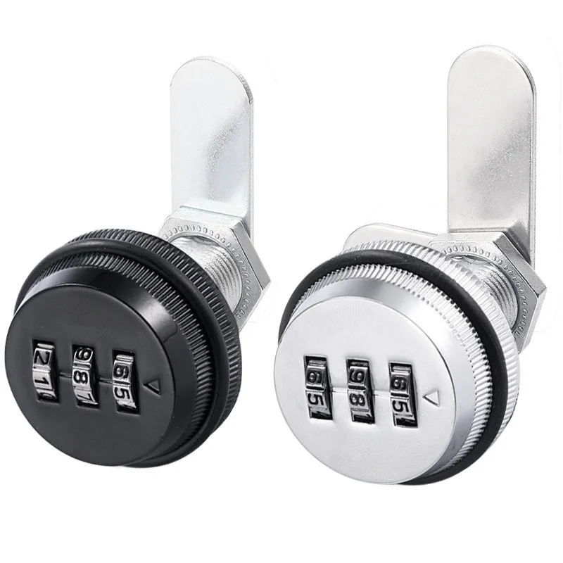 3 Digit Combination Password box Lock  smart Cam Code Zinc Alloy for Mailbox Cabinet Door Security Hardware Combination