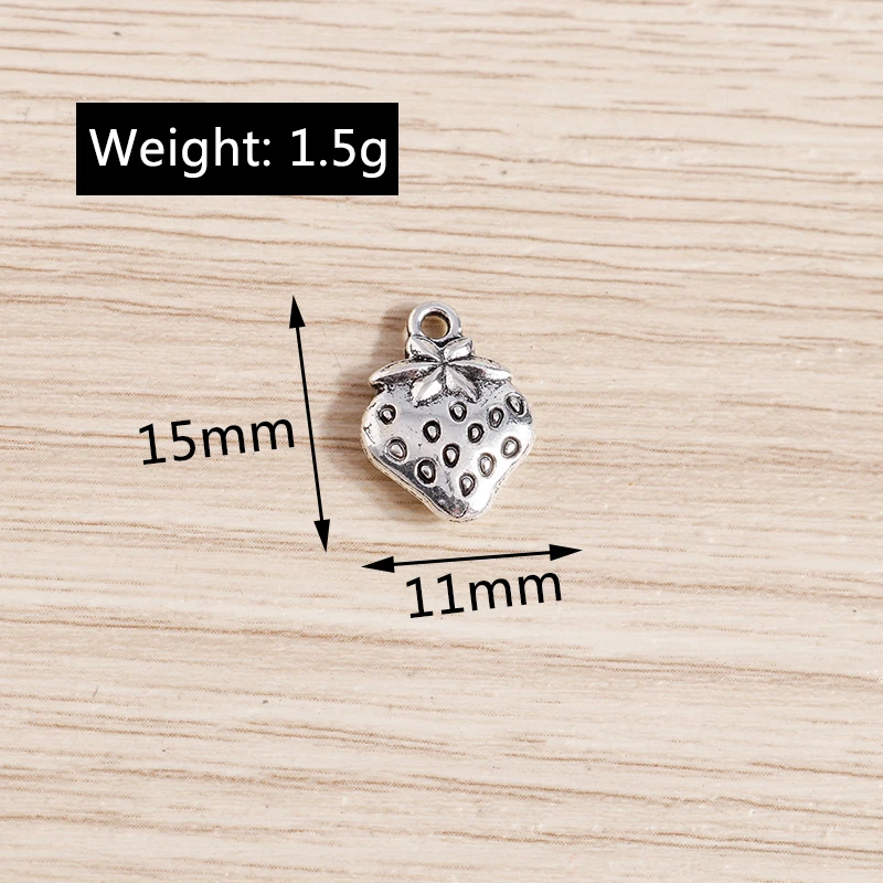 Tusember 20 Stück Legierungs-Pflanzenanhänger, Metall-Blatt-Blumen-Baum-Charms für Schmuckherstellung, Ohrringe, Halsketten, DIY-Armband-Zubehör – Detail 30