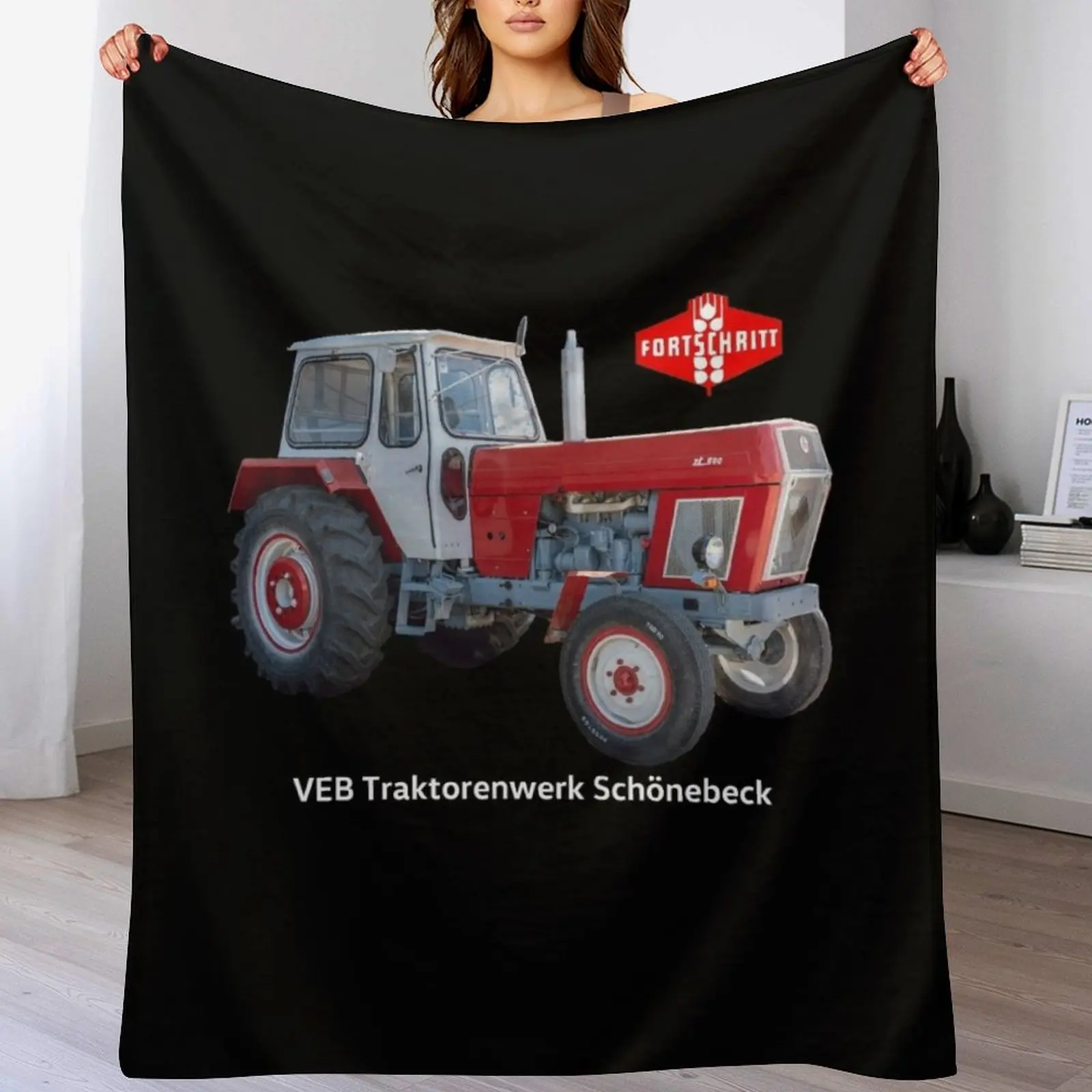 

Tractor progress ZT 300 from the VEB tractor factory Schnebeck Throw Blanket Luxury Thicken christmas decoration Blankets