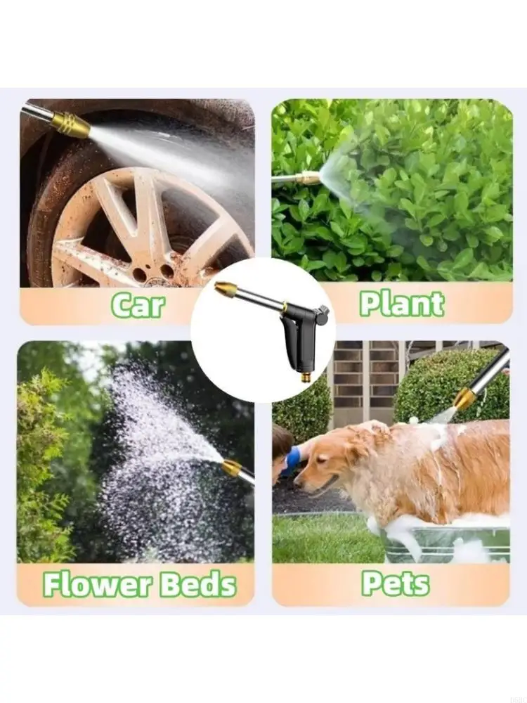 

Upgraded Garden Hose Nozzle Washer Heavy Duty Metal Handheld Water Nozzle