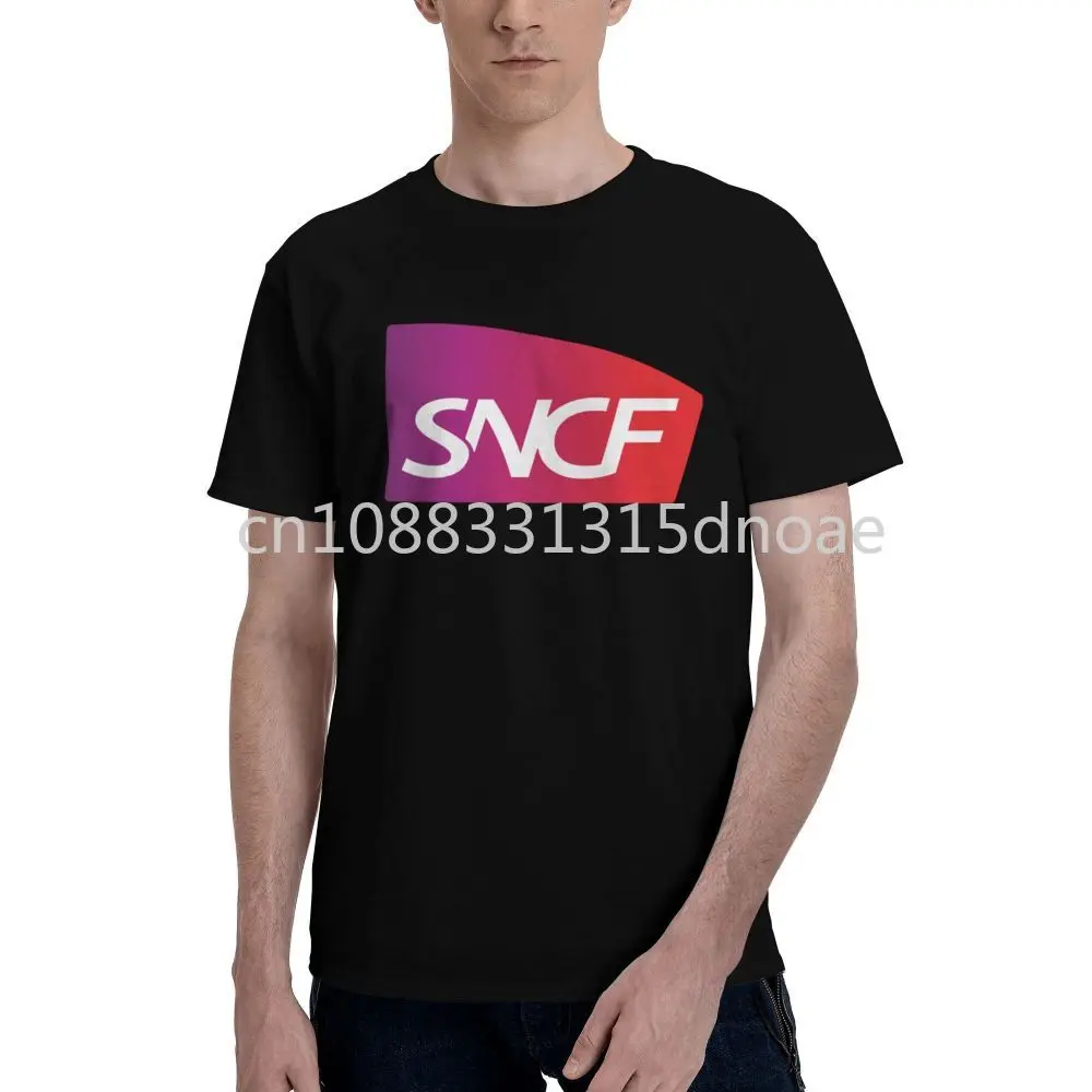 SNCF Fashion T Shirt Printed Cotton Men's T-Shirt Men Tops Funny Short Sleeve Tee