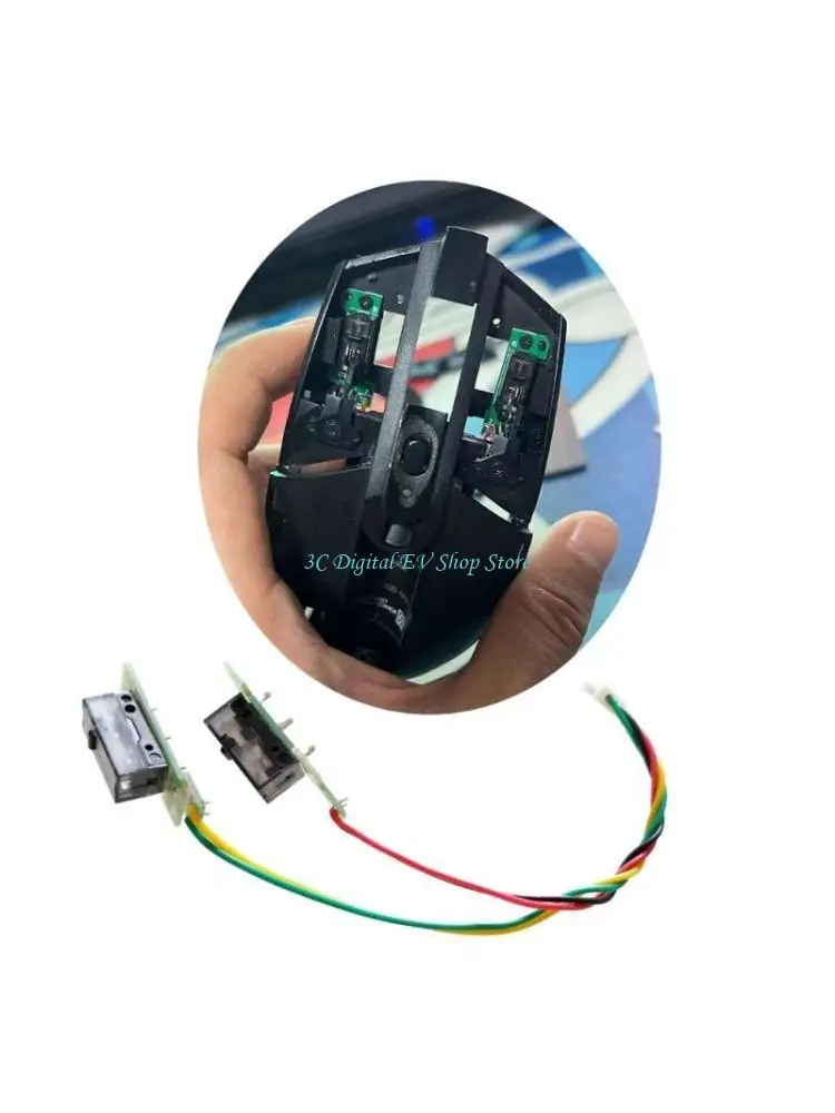 E74D Welded Mouse Microswitches Button Board Mouse Upper Motherboards for G304 G305
