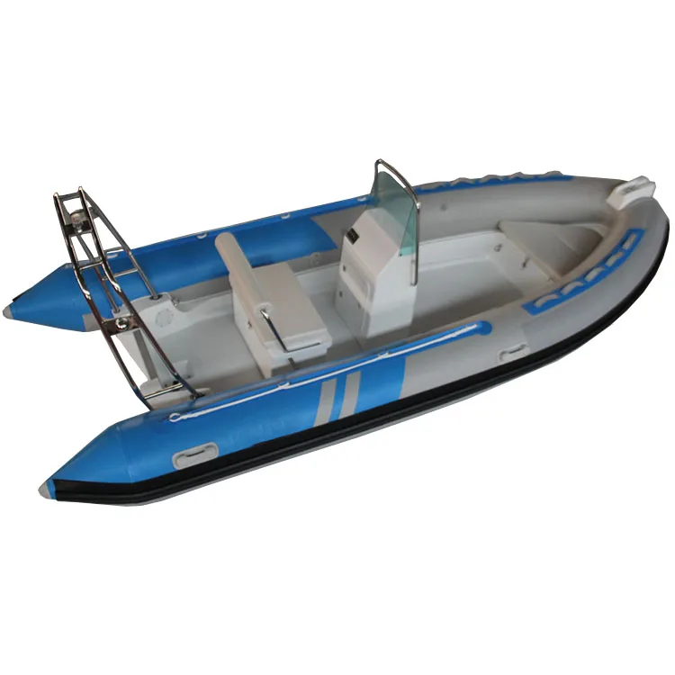 Zhenbo CE Certification16ft Deep V Center Console RIB Boat Rigid Inflatable PVC/Hypalon Boat For Sale