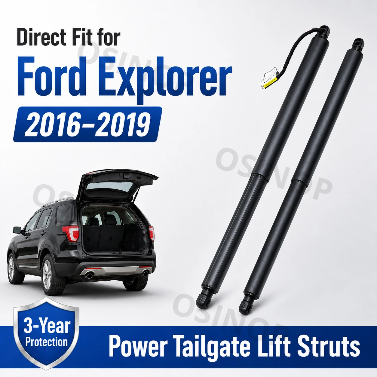 Pair Electric Tailgate Struts for Ford Explorer 2016 2017 2018 2019 Left & Right Rear Trunk Shock Absorber, Power Lift Support