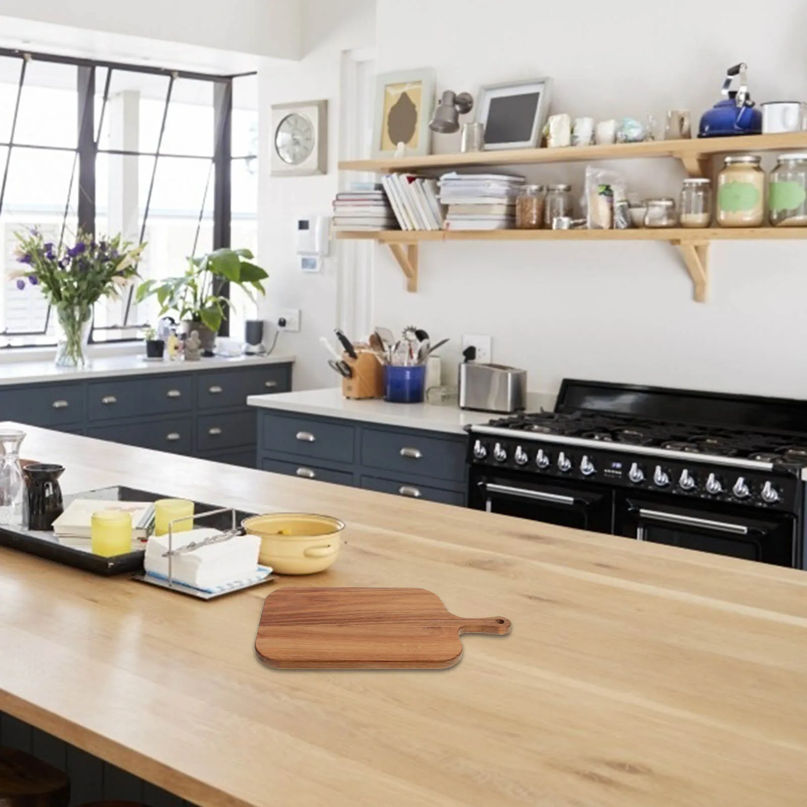 

Solid Wood Cutting Board 38x19x1 5cm Kitchen Chopping Board for Bread Vegetable Meat Fruit Creative Wooden Boards Home