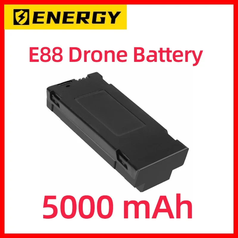 E88 Official 5000mAh Battery High-Capacity 3.7V Li-po Battery Free Shipping For RC Drone E88PRO E525 E99 P1 K3 P10 A13 S98 RC