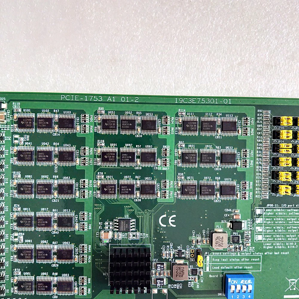PCIE-1753 A1 01-2 For Advantech 96-Channel Data Capture Card Digital Quantity I/0 Card