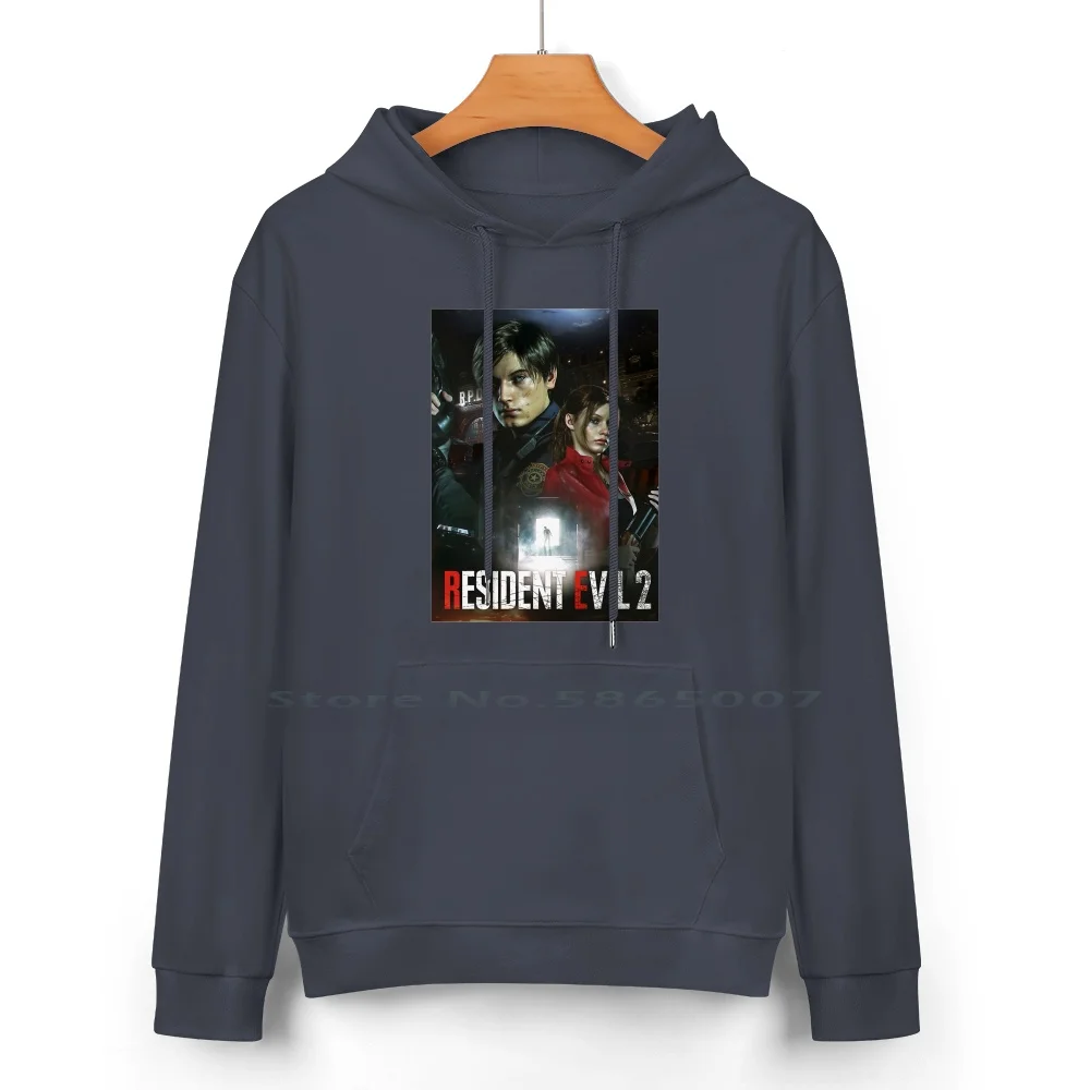 2 R3m4ke Pure Cotton Hoodie Sweater 24 Colors Raccoon City Leon Kennedy Games Survival Horror Silent Hill Alan Wake The Evil