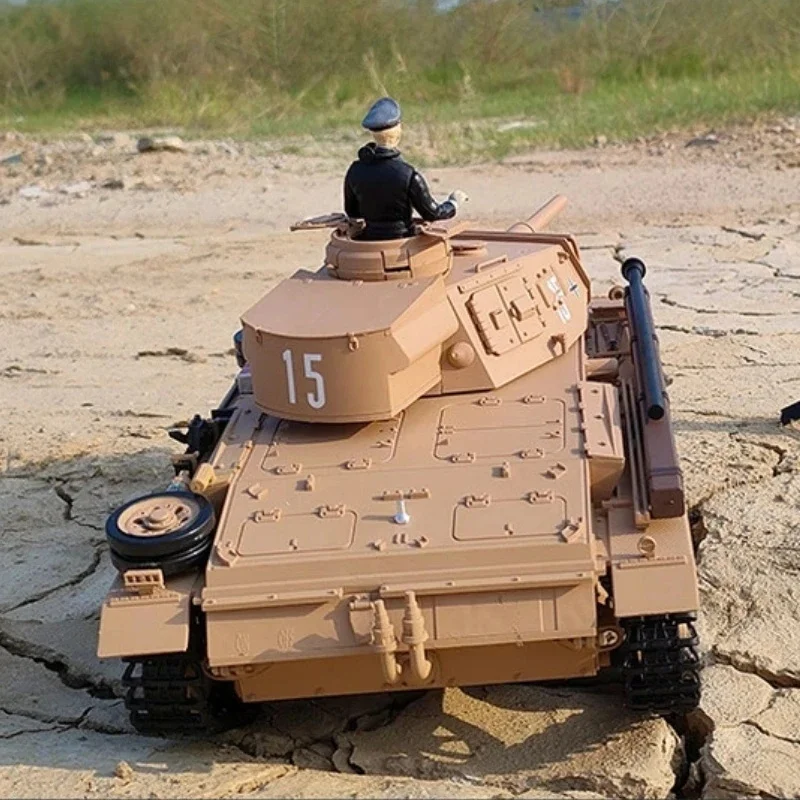 Heng Long 3849- 1 Remote Control Tank Large Scale Iii H Simulation Model Multi Functional Competitive Battle 7. 0 Version
