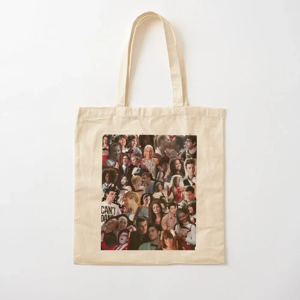 Glee Collage Tote Bag tote bag men's eco pack tote bag canvas hand ladies