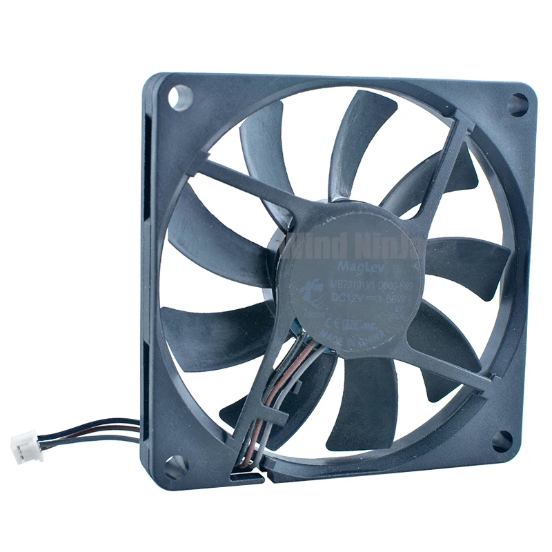 MB70101V1-D000-F99 7cm 70mm fan 70x70x10mm DC12V 1.66W ultra-thin cooling fan cooler for projector