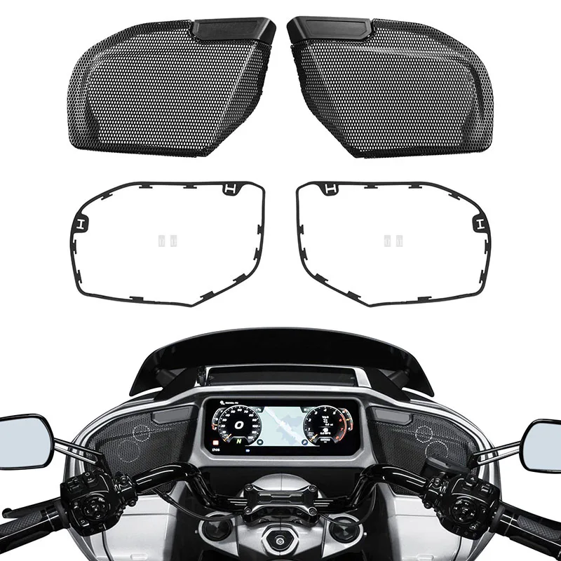 

Front Fairing Speaker Grills Mesh Covers Fit For Harley CVO Road Glide 2023-2025 FLTRXSTSE FLTRX 2024-2025
