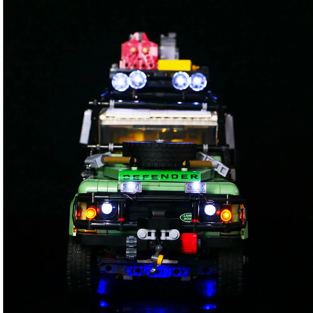 LED Light UP Lit For 10317 Defender 90 Road-Off Car Building Blocks (No Model Bricks)