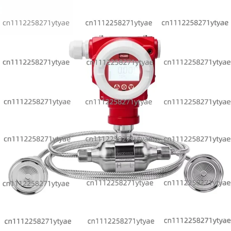 differential pressure transmitter double flange remote sealed capillary DP liquid level transmitter