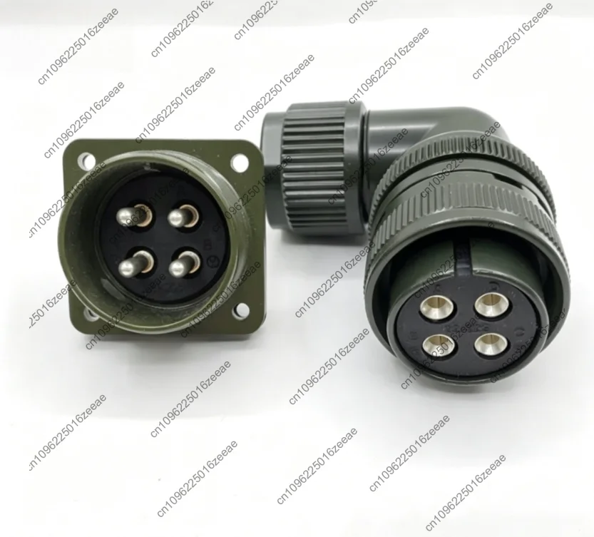 1pc servo motor power line plug 22-22s/p 18-10 20-29s 4-core connector