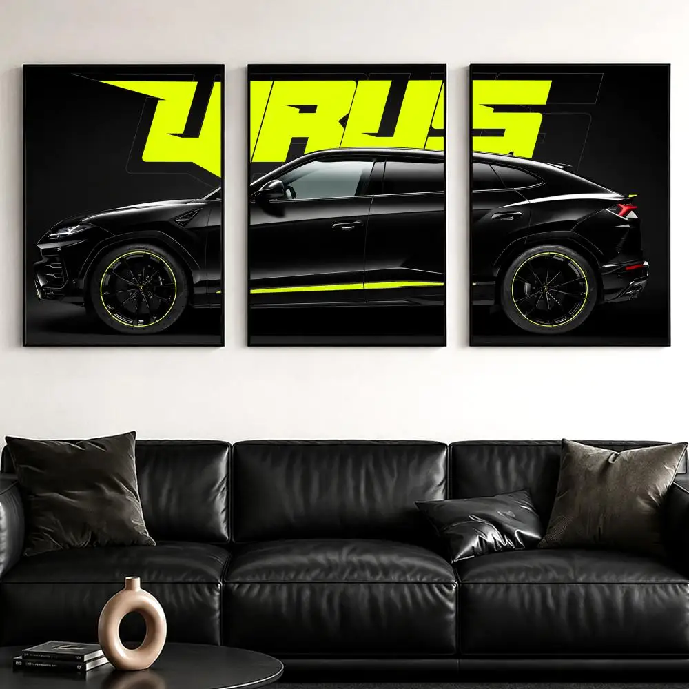 Luxury Off Road SUV Painting Calligraphy Canvas Poster Set Wall Artwork Prints for Bedroom Living Room Home Decor Gift
