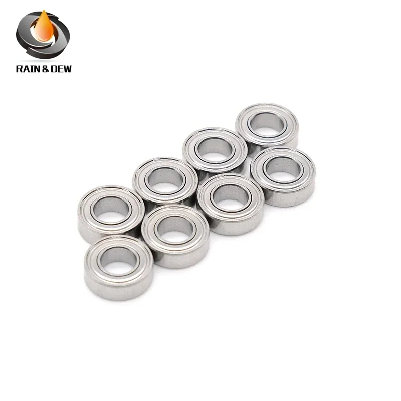 10pcs/Lot ABEC-5 MR125ZZ MR125Z MR125-2Z MR125 ZZ L-1250ZZ 5x12x4 mm Metal seal Miniature High quality Deep Groove Ball Bearing