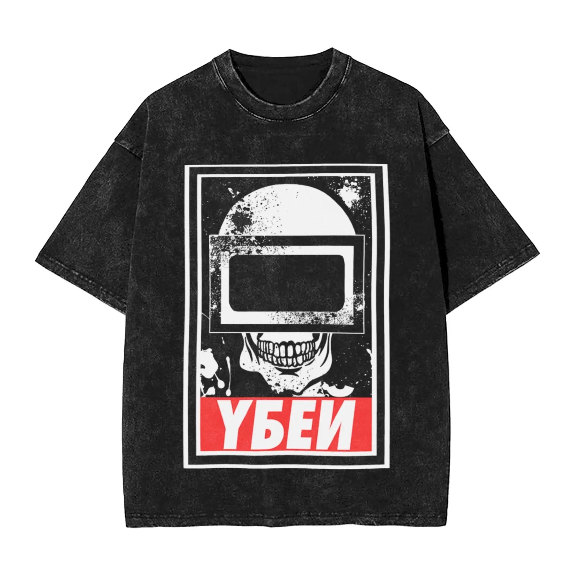 Escape From Tarkov - Tagilla Helmet Mask Design Unique Stylish A Washed T Shirt Men's Women's Oversized Cotton Tees Tops