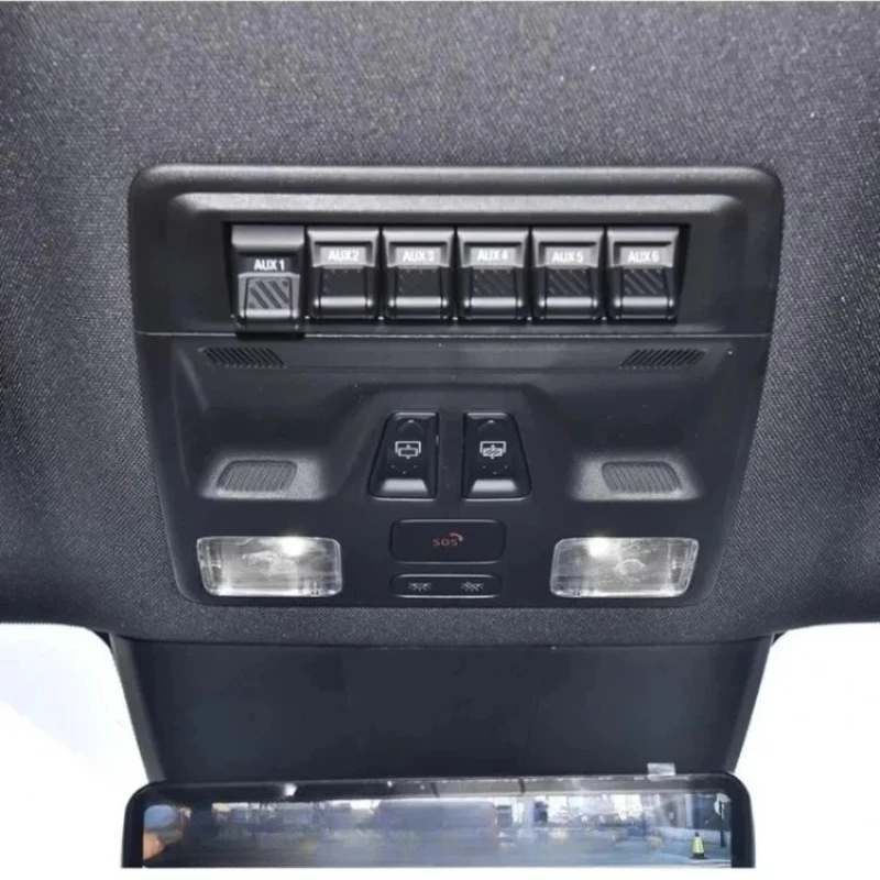 

For Ford Ranger 2023 2024 2025 Car Roof Six Way Airplane Switch Button Assembly Modification Accessories