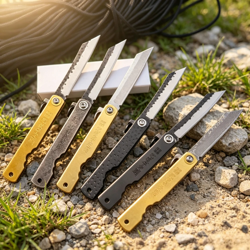 Mini Outdoor Lightweight Folding Knife Wilderness Adventure Camping Trekking Utility Knives EDC Hiking Fishing Camping Cutter