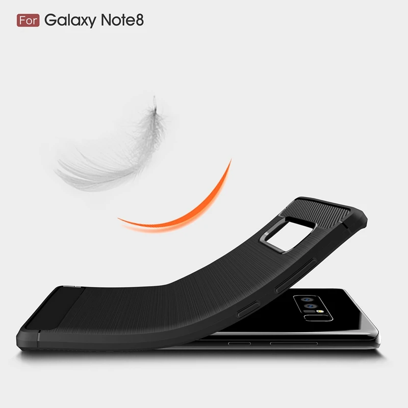 For Samsung Note 8 Case Note 9 Case Silicon Carbon Cover For Samsung Note 9 Case For Galaxy Note 8 Case S8 S9 S10 Plus Lite S10E