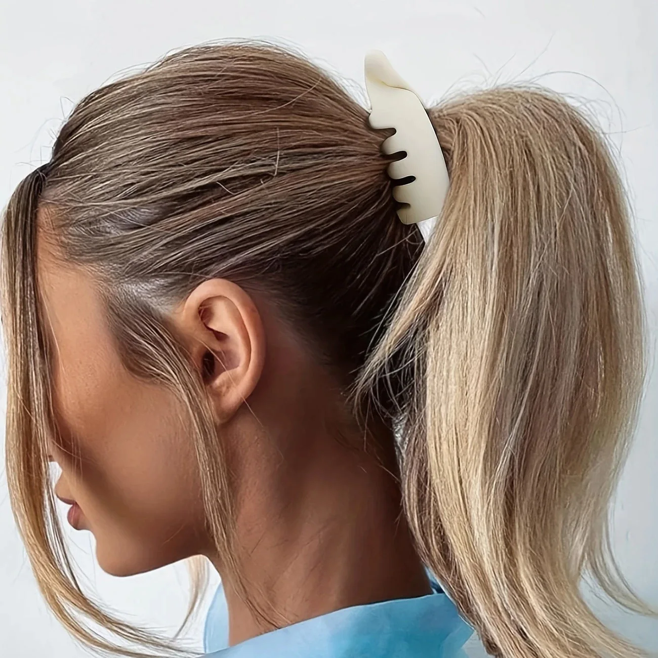 1/4pcs Twist Banana Clip Vertical Clip Ponytail Hair Clip Hair Volume Girl Back of Head Top of Head Hair Tieip image 3