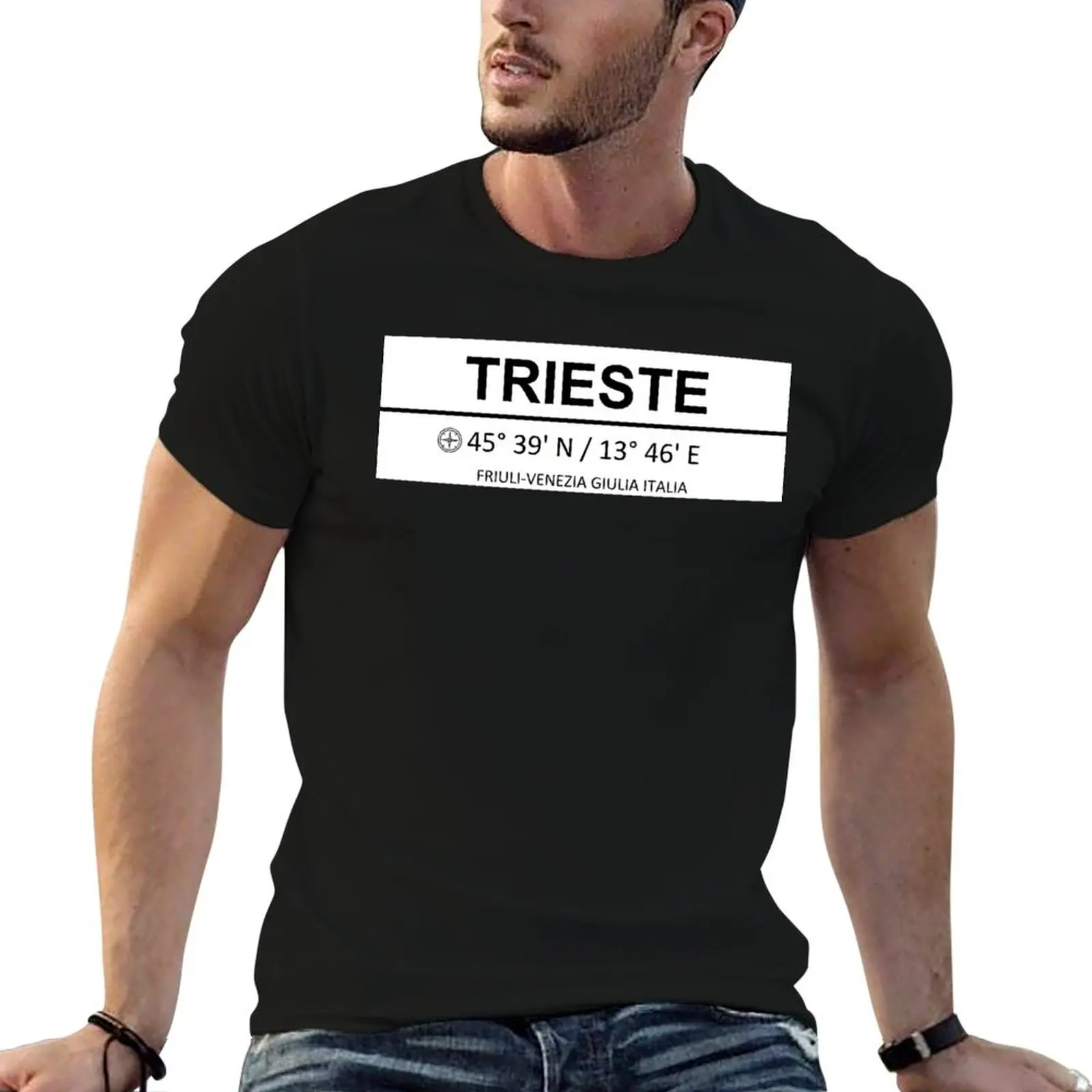 

Trieste T-Shirt customs design your own aesthetic clothes quick drying plus size tops mens graphic t-shirts hip hop