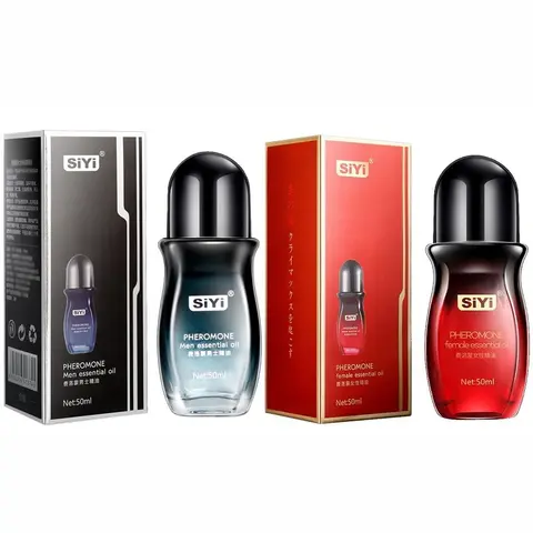 Pheromone Intimate Massage Oil 50ml Men/Women Version Romantic Scent Silky Touch Warming Feel Body Massage Essence
