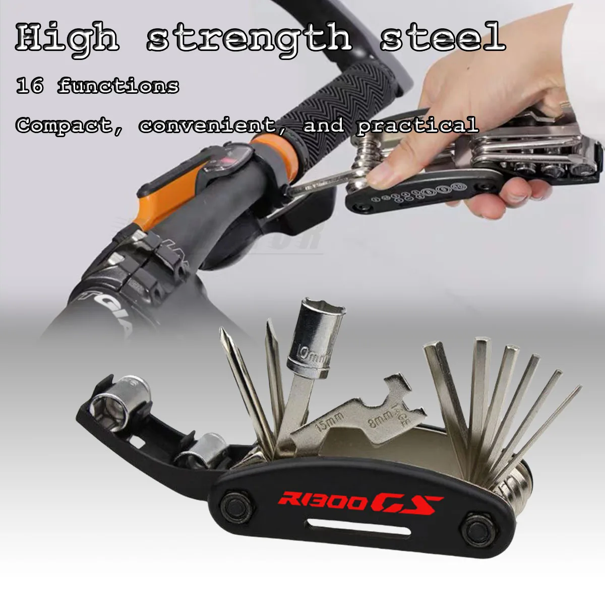 

Логотип для BMW R1300GS ADV R1300 GS R1300 GS, многофункциональный инструмент для мотоцикла, портативный набор отверток для ремонта