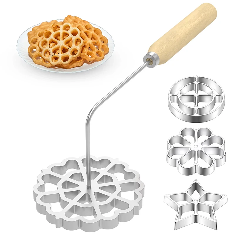 Bunuelos Mold Aluminum Alloy Rosette