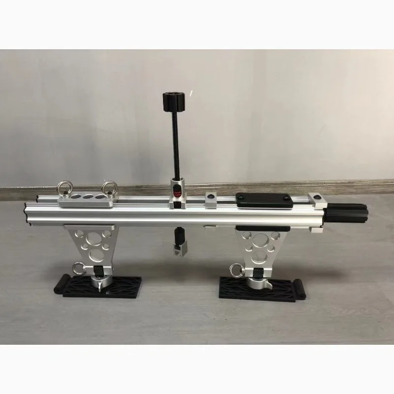 Folding pull-out frame length two sets of bars