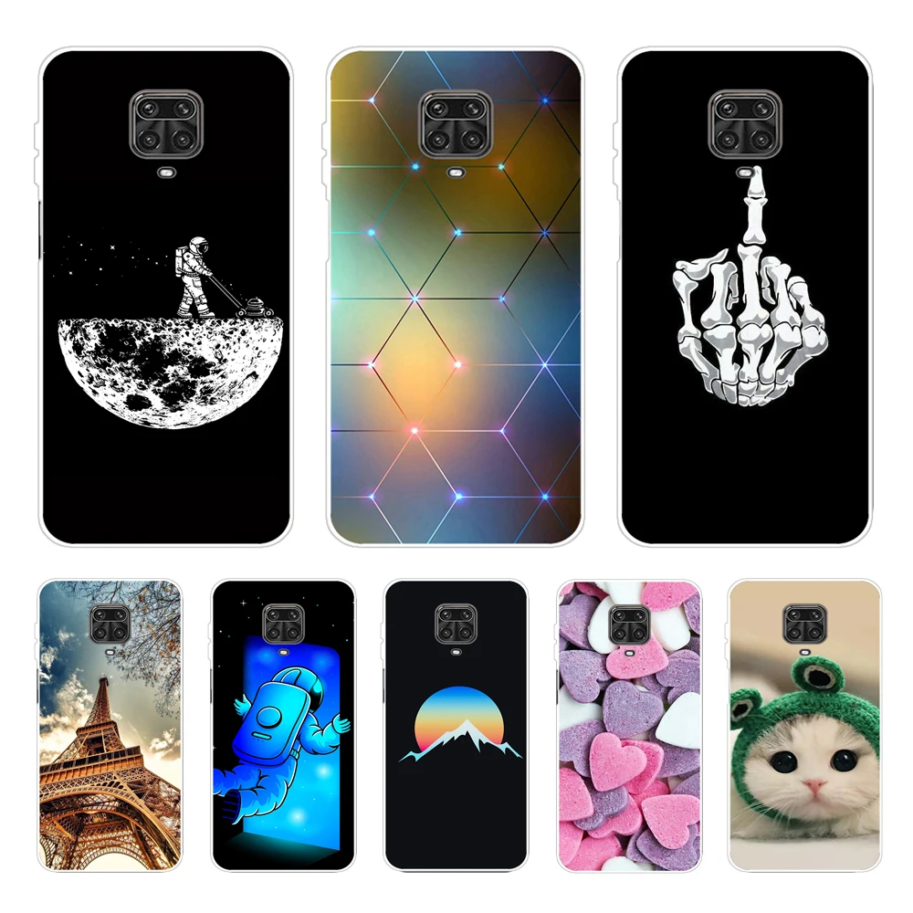 For Xiaomi Redmi Note 9 Pro Case Note 9S Note9 9Pro Max Cover Bumper Soft TPU Silicone Phone Back Cases For Redmi Note 9 9s Capa