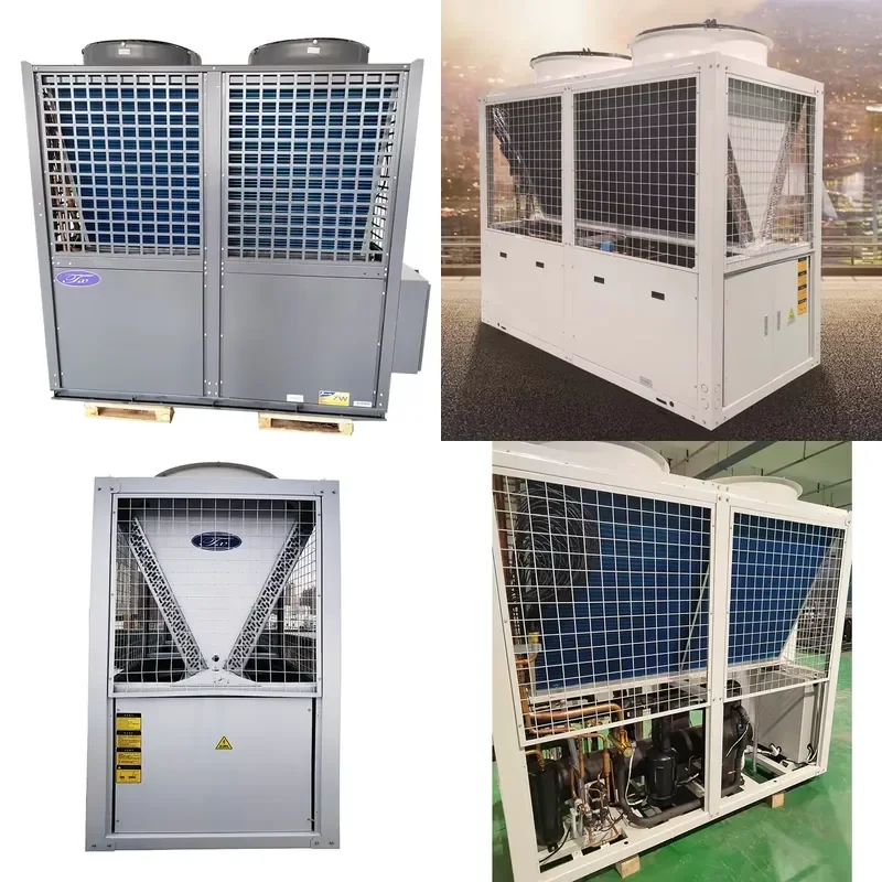 AP01 Water Chiller for 65 KW 130 KW Air Cooled Heat Pump Modular Industrial Chiller
