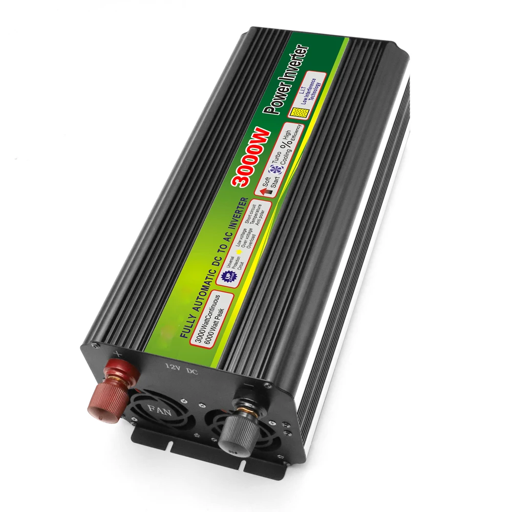 6000W peak power 12v 24V 48V inverter 3000w to 230V AC