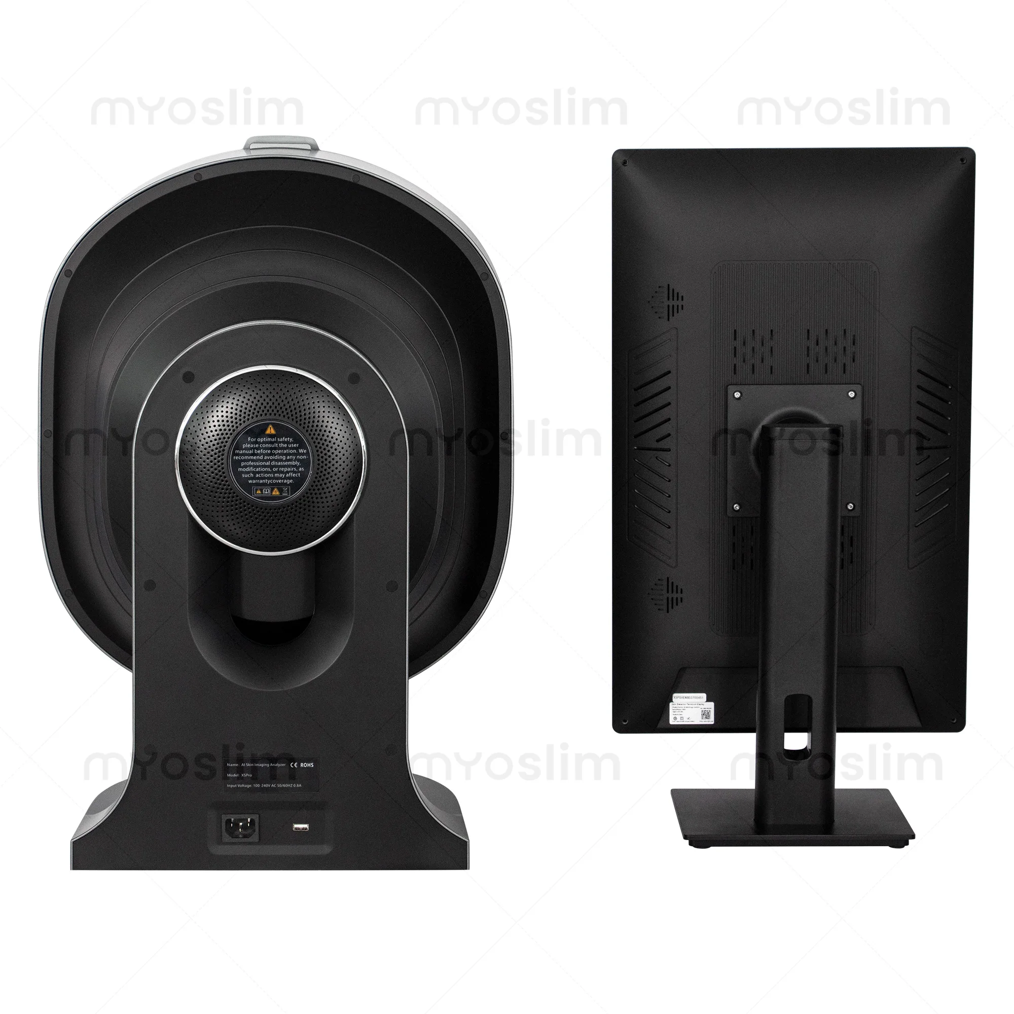 Huidanalysator X5 Pro AI Intelligente detectie 9 Spectra 36 MP Industriële camera Hoofdhuid Microscopische detectie Gezichtsdetector