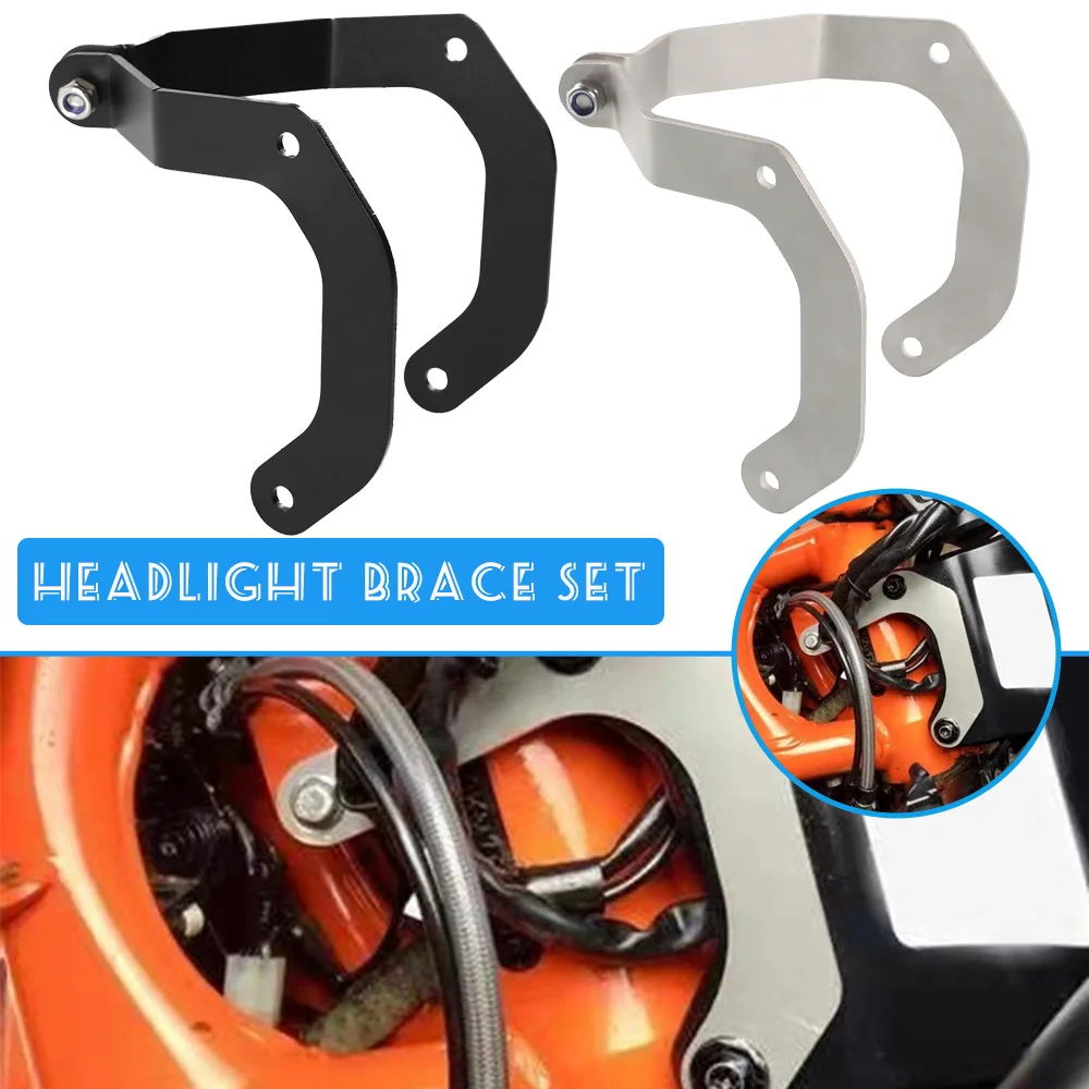 

For KTM 890 790 Adventure Adv R S 2018-2020 2021 2022 2023 Headlight Reinforcement Mount Motorcycle Headlamp Neck Brace Brackets