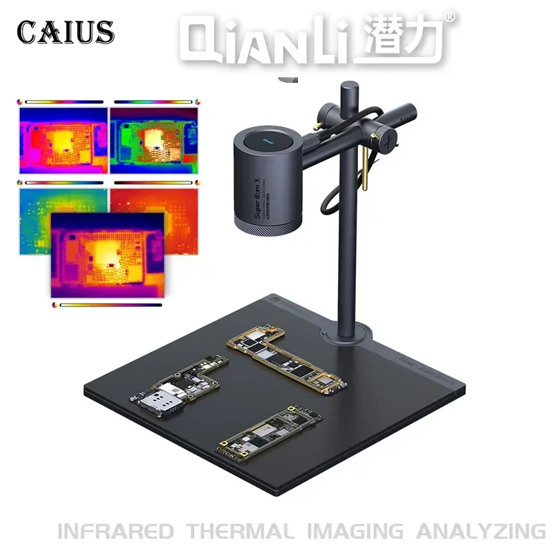 

Qianli Toolplus Supercam X 3D Infrared Thermal Imager Camera for Electrical Inspection Phone Motherboard PCB Fault Detection