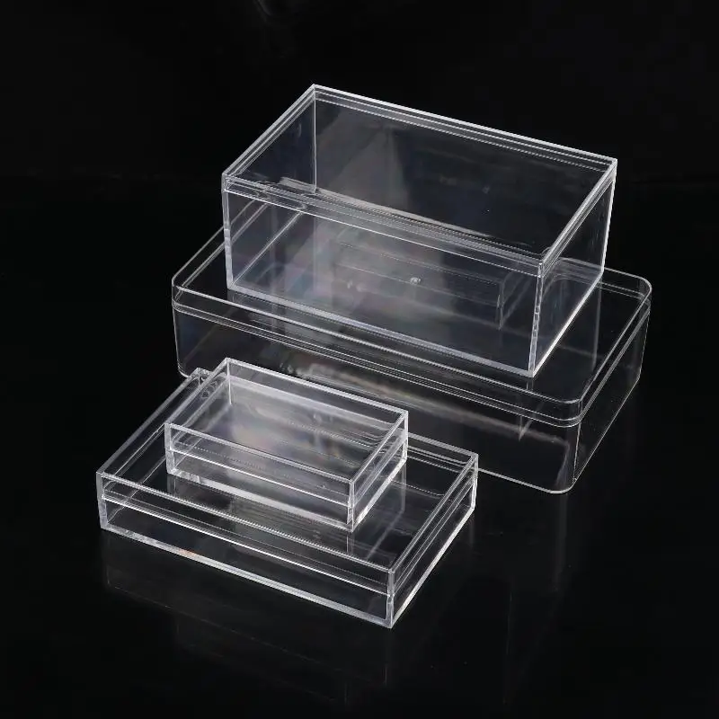 Versatile Thickened Rectangular Acrylic Storage Box High Transparency Food Gift Packaging Plant Landscaping Transparent Box