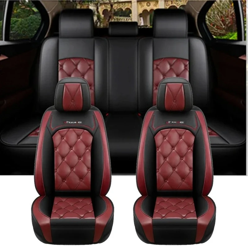 Pu Leather Universal 5 seat Car Seat Cover For FORD Focus MK2 Edge Explorer Ecosport Escape Excursion Everest Fiesta