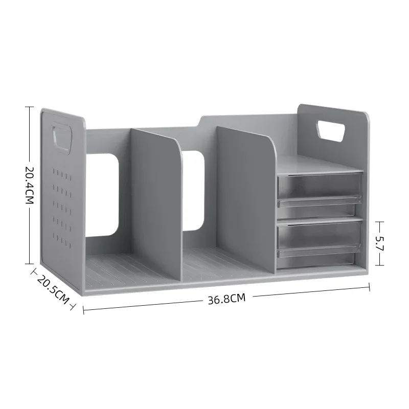 سطح المكتب للأطفال الطلاب مكتب القراءة يربك رف تخزين صغير رف كتب بسيط #3