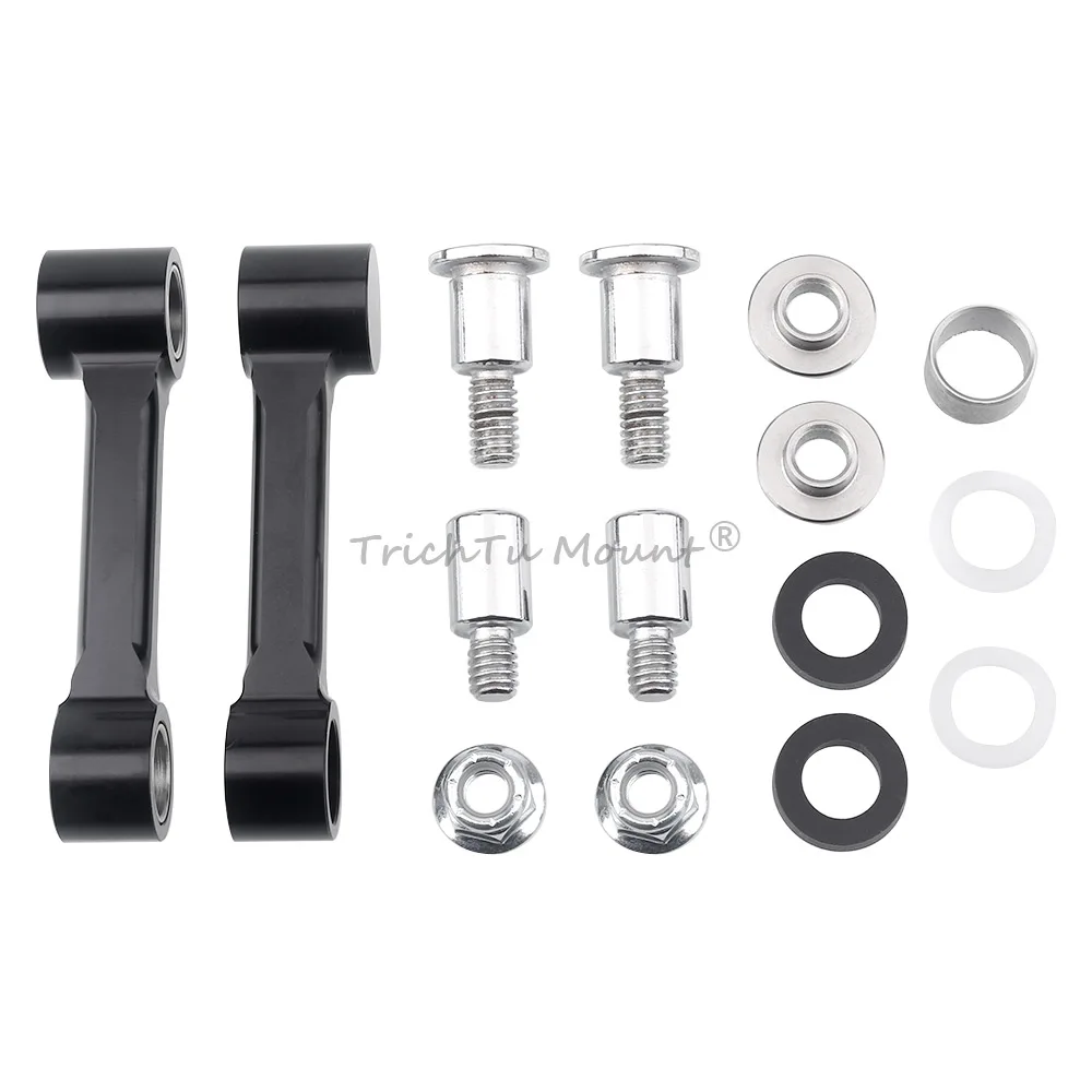 Für Harley Davidson 1993–2006 Softail Springer FXSTS Motorrad schwarze vordere Kotflügelhalterung mit notwendigem Zubehör