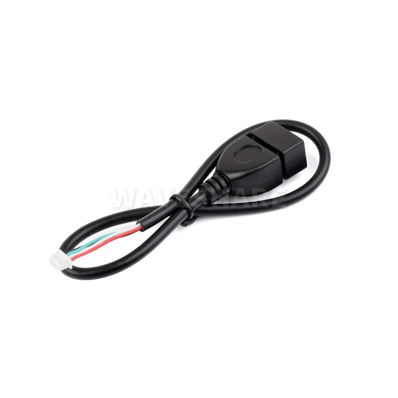 10PCS/LOTS MX1.25 4Pin To USB Cable,USB Type-A Female Port, Approx. 30cm Total Length