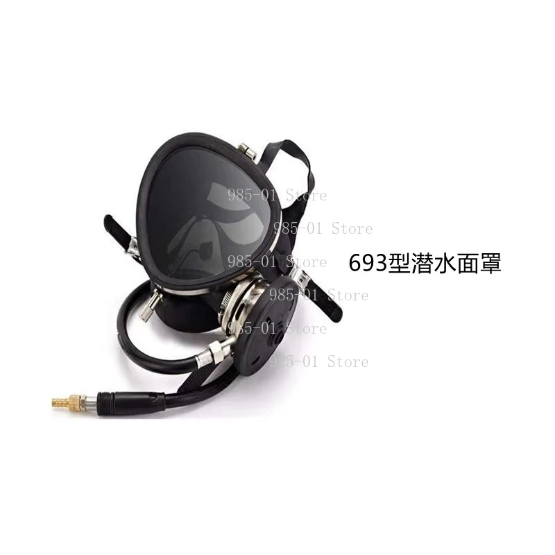 693 Model Diving Mask with Underwater Breathing Apparatus Scuba Diving Gear