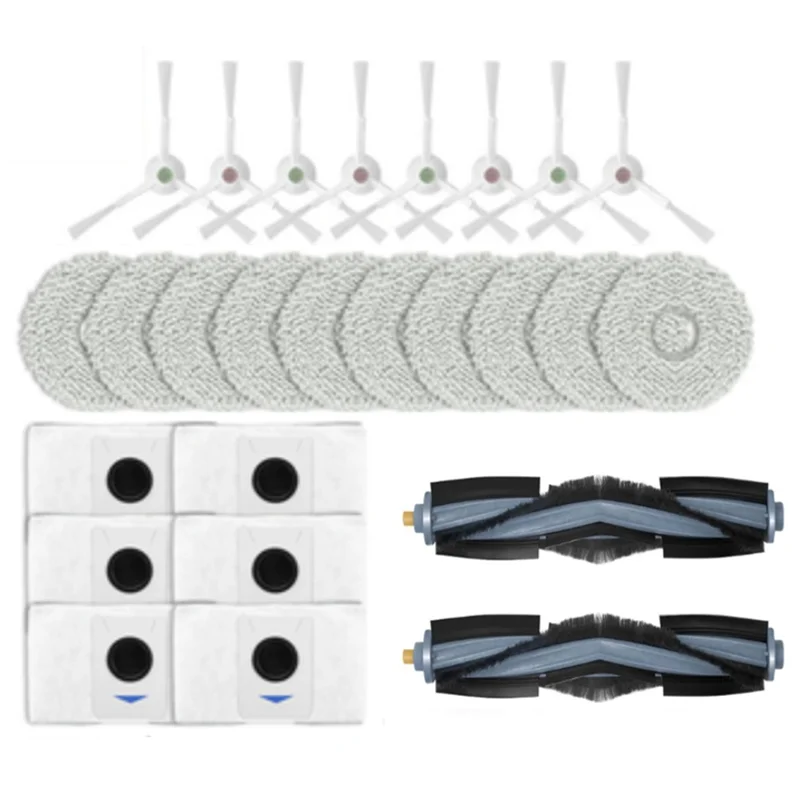 M02K-26PCS อุปกรณ์เสริมสําหรับ Ecovacs Deebot T20/T20MAX/T20PRO/X1 OMNI/T10 Omni/Turbo หุ่นยนต์เครื่องดูดฝุ่น