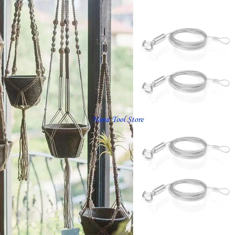 31GJ 2 Packs Heavy Duty Frame Hanger Rope Picture Hanging Wire Supports up to 20 KG