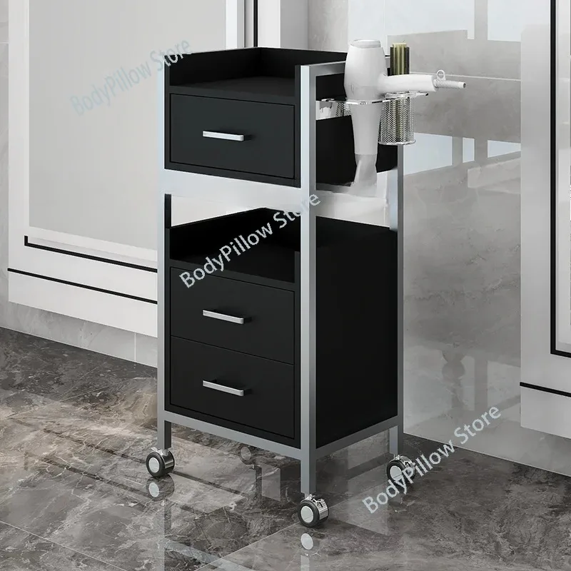 Portable Rolling Trolley Beauty Salon White Professional   Storage Drawers Carro Peluqueria  Furniture MQ50TC