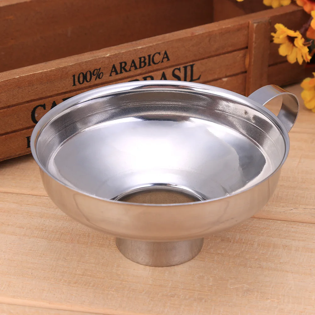 Stainless Steel Home Coffee Filter  Easy Cleaning Reusable Pour Over Dripper Food Pickles Jam Funnel Kitchen Gadgets