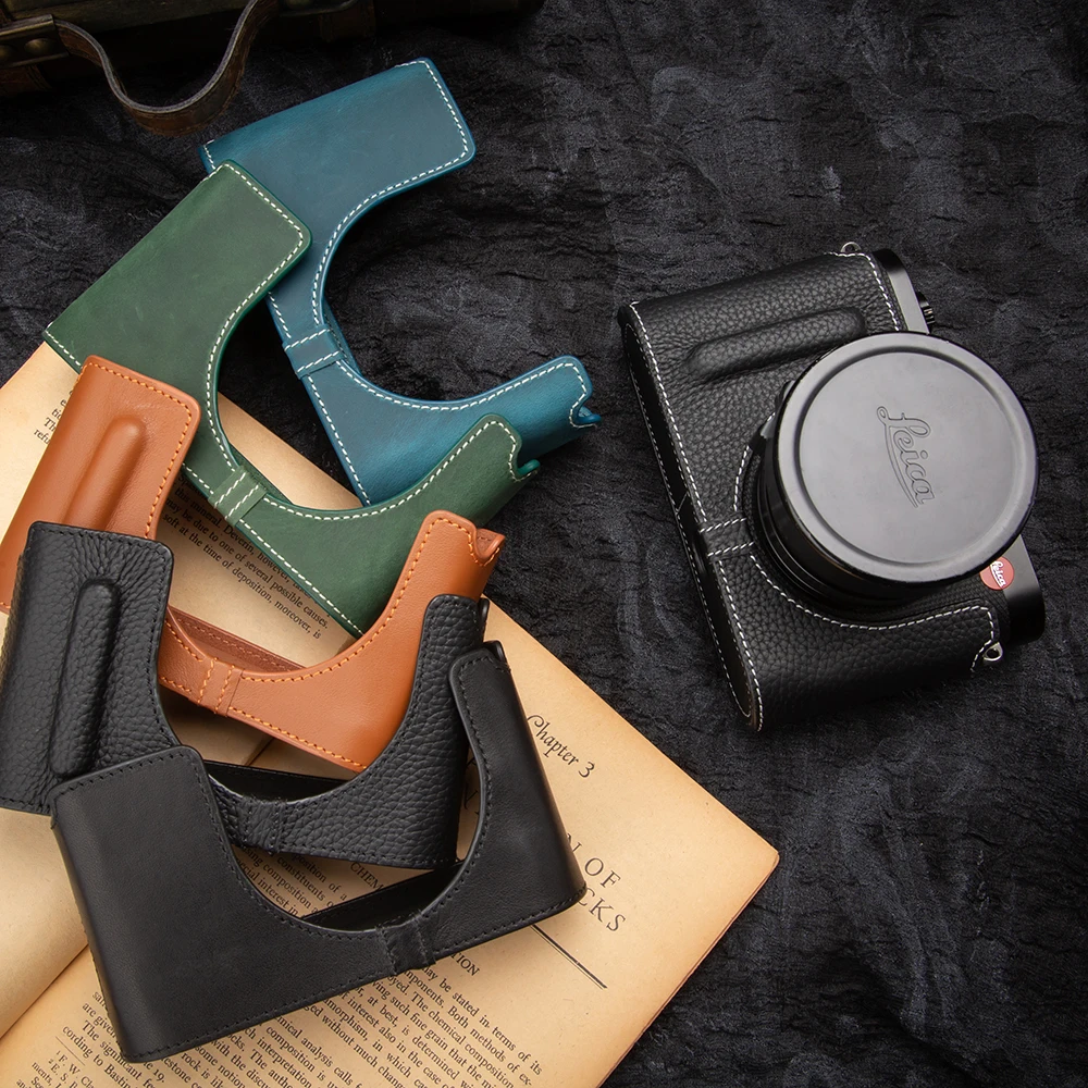 

Кожаный чехол Q для камеры Leica Q, чехол ручной работы из натуральной кожи, полукрышка для камеры, защитный чехол, сумка