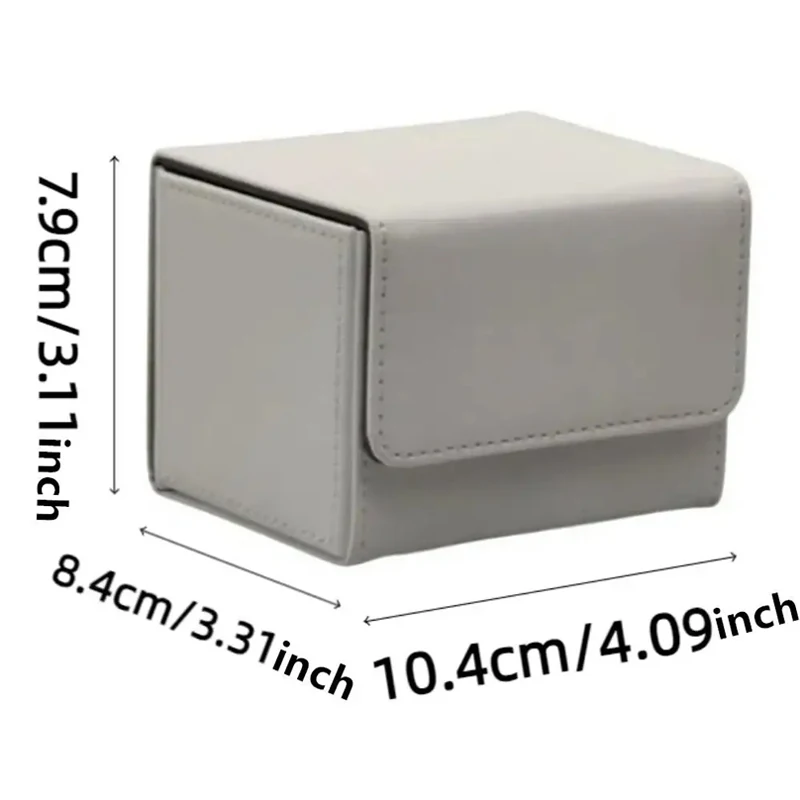 100+ صندوق بطاقات توصيل جانبي قابل للطي، صندوق تخزين بطاقات كوكب جلدي، صندوق بطاقات محيطي للعبة، صندوق بطاقات تخزين لعبة كينج #6